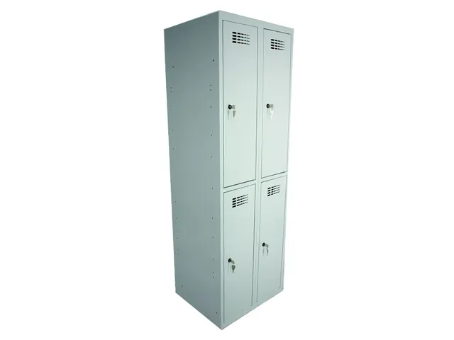 Lockerkast Sus 322 W 4 vakken 180x60x50cm