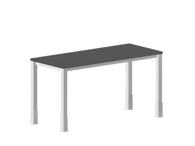 In hoogte verstelbaar bureau,HxBxD 720-840x1400x600mm,MS-donkergrijs