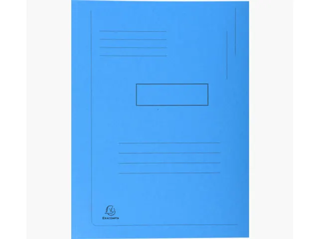 Dossiermap Exacompta Forever 290gr A4 2 kleppen blauw