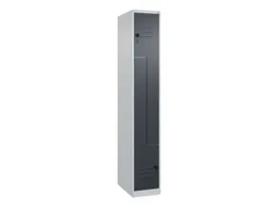 Z-garderobekast,HxBxD 1850x300x500mm,vak B 150/300mm,draaigrendel