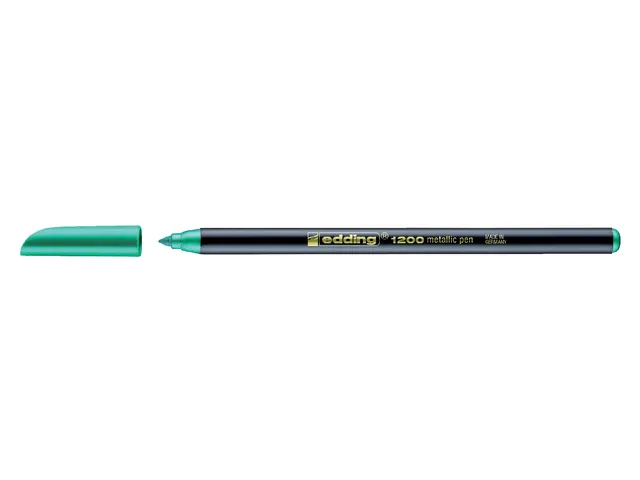 Fineliner edding 1200 metallic groen 1.0mm