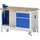 Werkbank 880x1250x700mm Beukenhouten Werkblad 1lade 2 Kasten