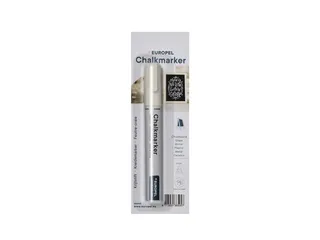 Krijtstift Europel 6mm wit blister 1 stuk - 2