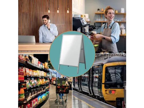 Essence stoepbord, uit aluminium, ft A1