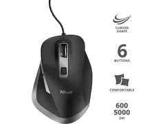 Fyda Comfort muis, zwart