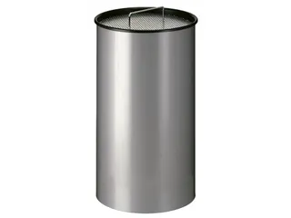 Ronde Zandasbak Aluminum Grijs 50 Liter - 1