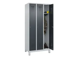 locker,HxBxD 1950x900x500mm,3vak,vak B 300mm,cil.-slot,voeten