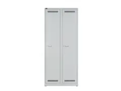 garderobekast,HxBxD 1850x800x500mm,2vak,vak B 400mm,cil.-slot