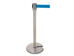 sjorbandsysteem m. 1riem(en) riem L 2.5m paal HxØ 890x63mm riem blauw