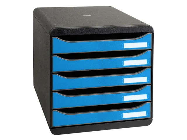 CleanSafe 5-ladekast blauw