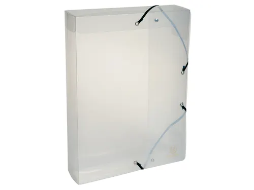 Klasseerdoos CRYSTAL PP rug 60mm transp.