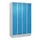 locker voor scheiding van kleding,HxBxD 1950x1200x500mm,4vak