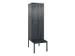 locker met bank,voor scheiding van kleding,HxBxD 2120x600x815mm,2vak