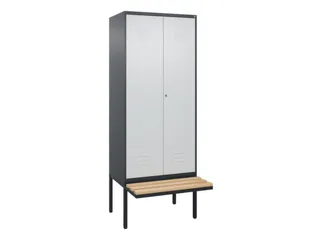 locker voor scheiding van kleding,HxBxD 2120x800x815mm,2vak - 1