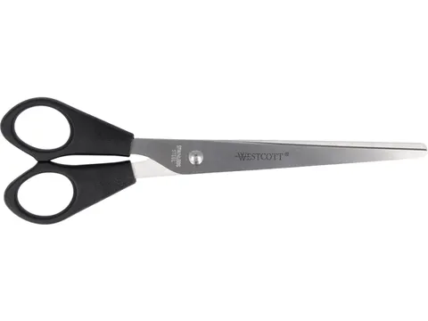 Kantoorschaar Westcott,17,1cm, met roestvrij stalen bladen en zwarte k