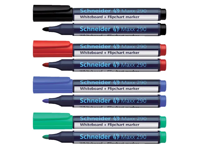 Whiteboardmarker Schneider Maxx 290 rond 2-3mm zwart