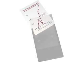 zichtpaneel,DIN A4,staand,transparant,achterzijde magnetisch - 1
