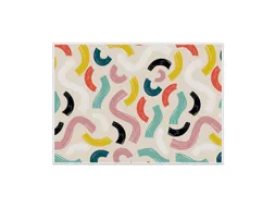 Placemat 45x32cm PVC Kleurrijke vormen Abstract 6 Stuks