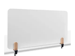 Bureauscherm Elements whiteboard 60x120cm klemmen - 1