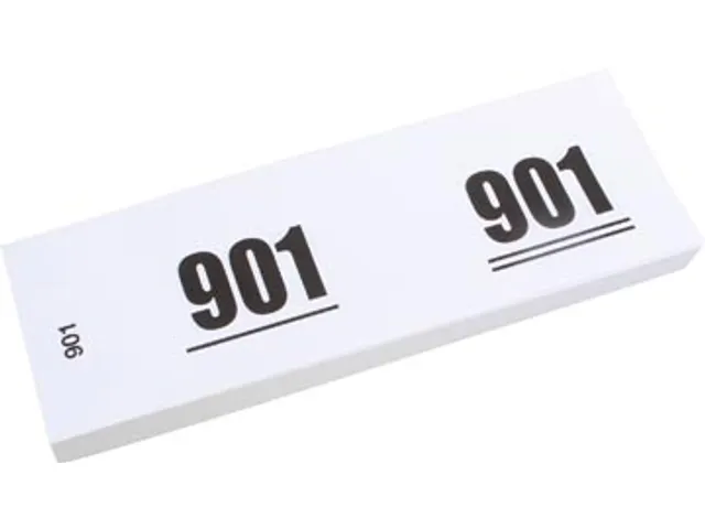 Nummer-/ garderobeblokken