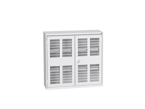 wandkast 1000x1050x350mm 2xStalen bodem sokkel Ral 7035 front Ral 7035