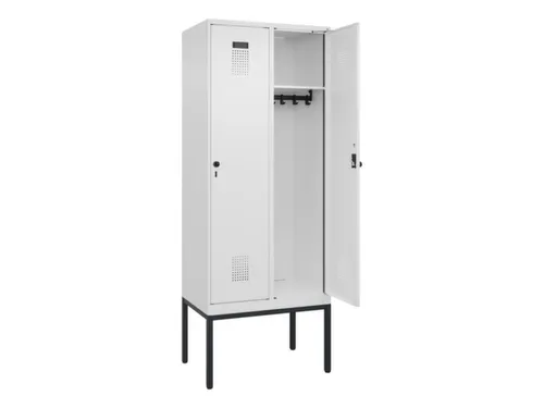 locker,HxBxD 2120x800x500mm,2vak,vak B 400mm,draaigrendel
