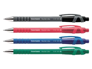 Balpen Paper Mate Flexgrip Ultra retractable zwart - 3