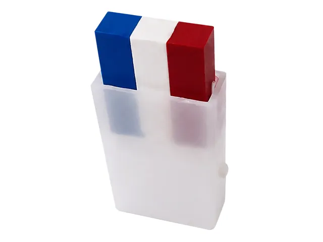 Schminkstick rood/ wit en blauw