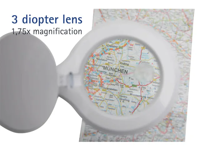 Loeplamp LED MAULiris Wit Dimbaar