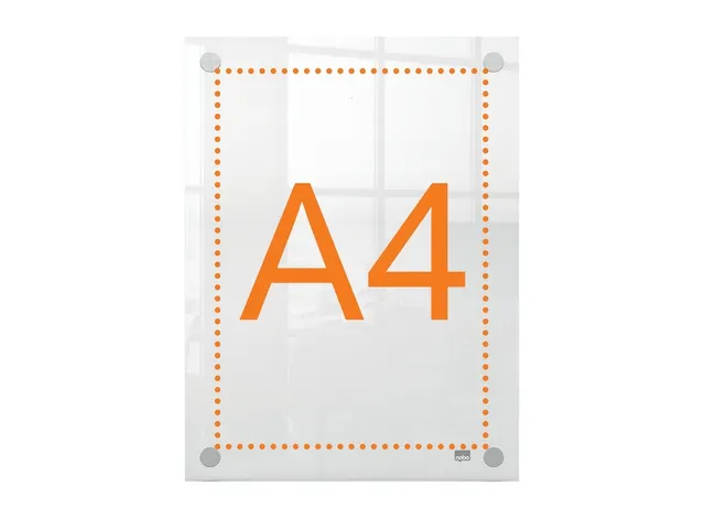 Infobord Nobo Premium Plus A4 acryl wand