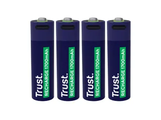 Batterij Trust USB-C oplaadbaar AA 4 stuks - 2