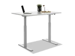 Elektrisch ihv bureau,HxBxD 700-1200x1200x800mm,blad grijs