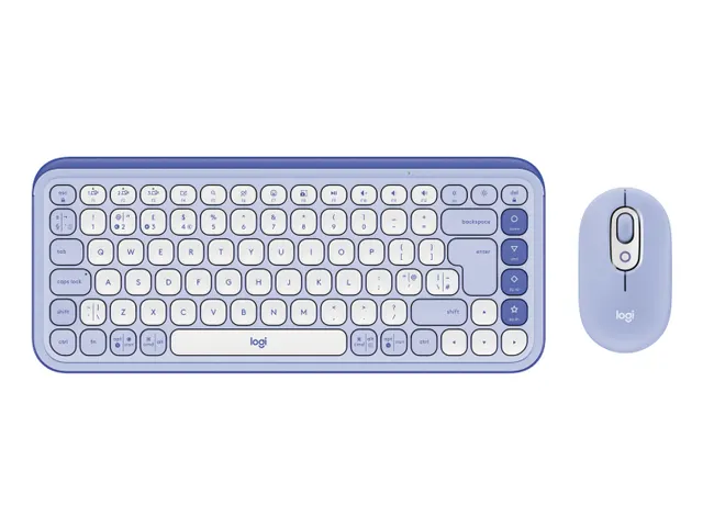 Logitech POP Icon Combo toetsenbord muis Bluetooth QWERTY Lila Wit