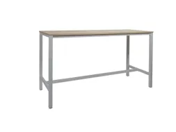 Domino Basic Statafel 180x80x110cm Robson Eiken Onderstel Alu