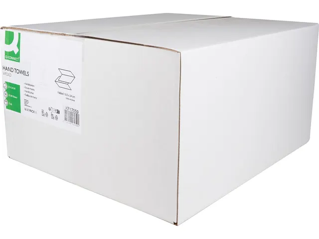 Handdoek V Vouw 2 Laags Cellulose Doos 3200 Vel Wit