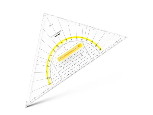 Geodriehoek Aristo 22 cm afneembare greep