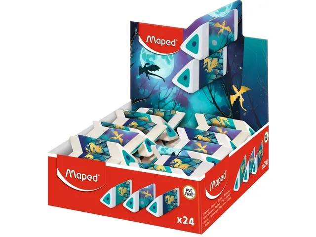 Gum Maped Dragon display à 24 kleuren assorti