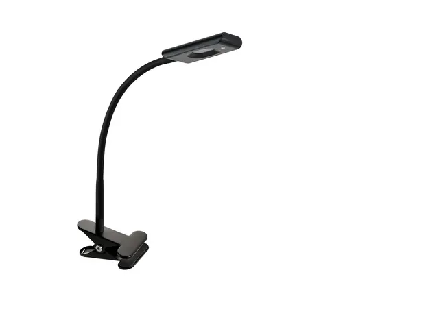 Bureaulamp Alco zwart LED met klem 230V 4W 40cm