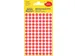 Etiket Avery Zweckform 3010 Rond Ø8mm Rood 416 Stuks