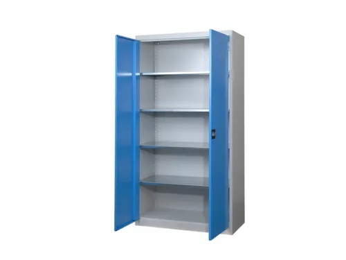 Draaideurkast Hxbxd 1950x1000x500mm 4 Legborden Romp RAL7035 Front RAL