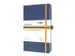 Cahier Linescape A5 bleu ligné couverture rigide
