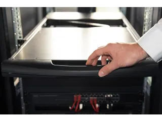 19 inch LCD KVM-console 8-poorts VGA Duits toetsenbord Zwart - 7