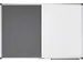 Combibord Legamaster UNITE grijs vilt-whiteboard 60x90cm