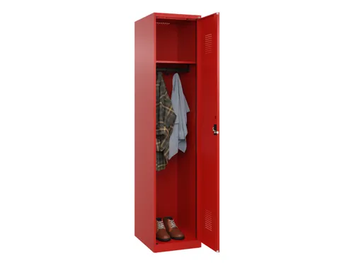 locker,HxBxD 1850x400x500mm,1vak,vak B 400mm,cil.-slot,staand op vloer