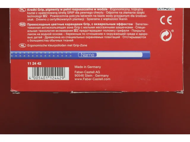Crayon de couleur Faber-Castell 36 pces 2 lignes de 18 pces dans un et