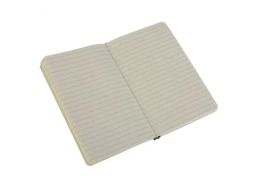 Notitieboek Moleskine pocket 90x140mm lijn soft cover zwart