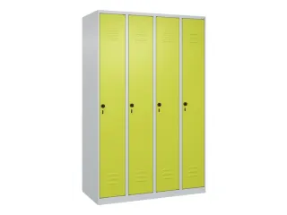 locker,HxBxD 1850x1200x500mm,4vak,vak B 300mm,draaigrendel - 1