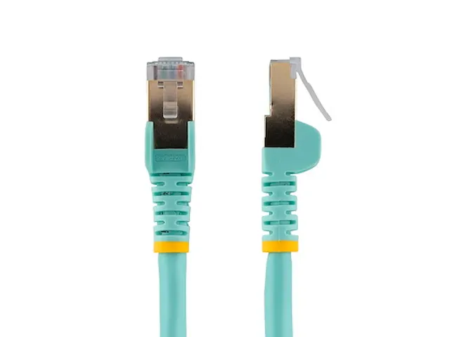 1m CAT6a Ethernet kabel aqua STP