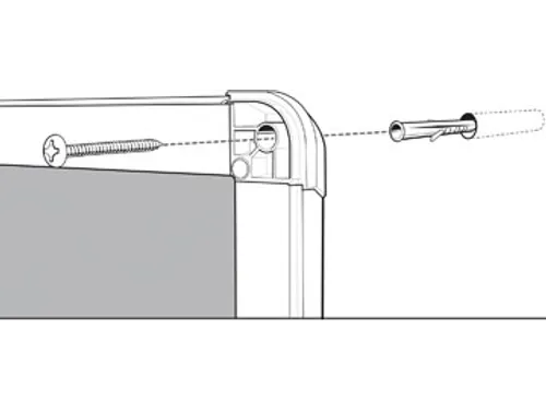 Vitrine buitenvitrine voor 4 x A4 69,2 x 53,2 x 4,5