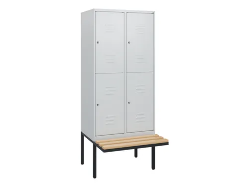 Dubbeldekse dekenkist,HxBxD 1950x800x815mm,2x2vak.,vak B 400mm